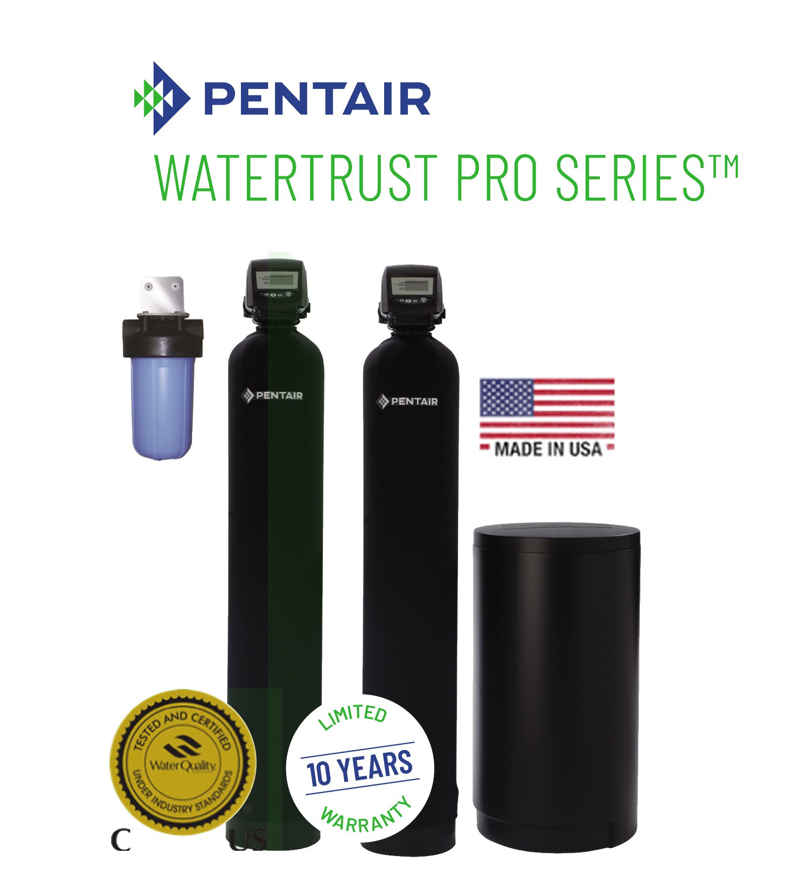 HỆ THỐNG LỌC NƯỚC TRUNG TÂM PENTAIR WATERTRUST PRO SERIES™